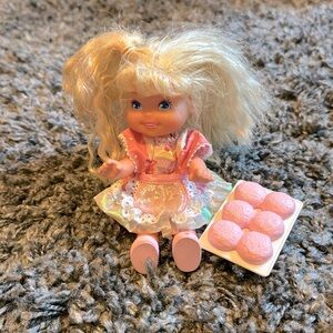 Vintage 1988 Mattel Cherry Merry Muffin Doll with Cherry Muffins